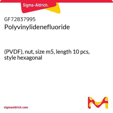 POLYVINYLIDENEFLUORIDE, (PVDF), NUT, SI&