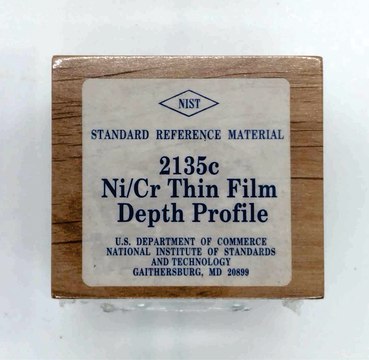 NI/CR THIN FILM DEPTH PROFILE