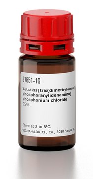Tetrakis[tris(dimethylamino)phosphoranylidenamino]phosphonium chloride