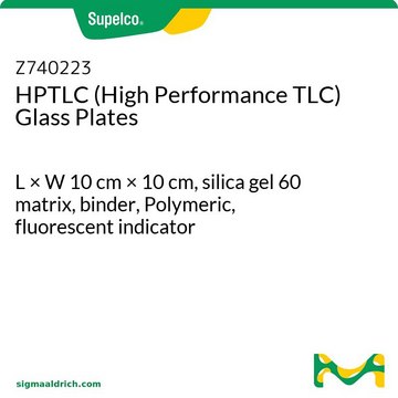HPTLC GLASS PLATES, SI 60