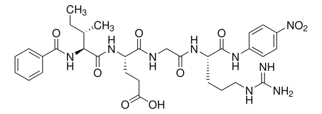 N?-Benzoyl-?-isoleucyl-?-glutamyl-glycyl-?-arginine-4-nitroanilide