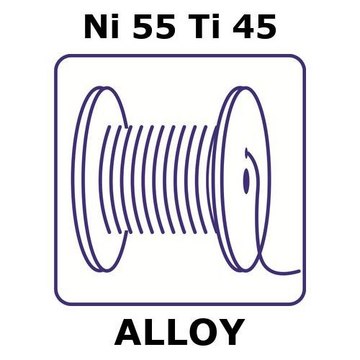 NITINOL ALLOY, NI55TI45, 2M WIRE,