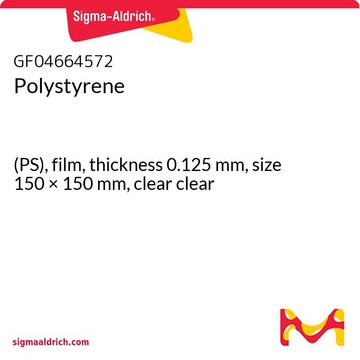 POLYSTYRENE, (PS), FILM, THICKNESS 0.12&