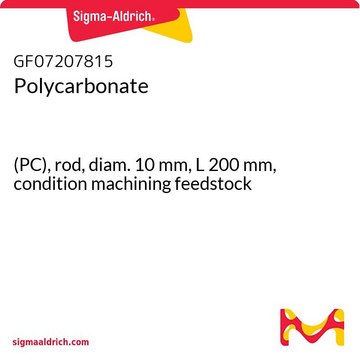 POLYCARBONATE, (PC), ROD, DIAMETER 10MM&
