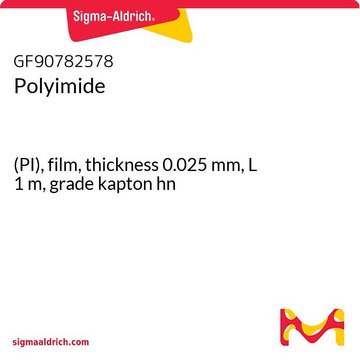 POLYIMIDE, (PI), FILM, THICKNESS 0.025M&