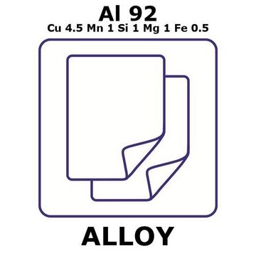 ALUMINIUM ALLOY 2014, FOIL,AL92%/CU 8%/&