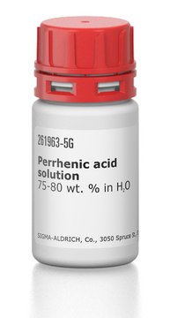 Perrhenic acid solution