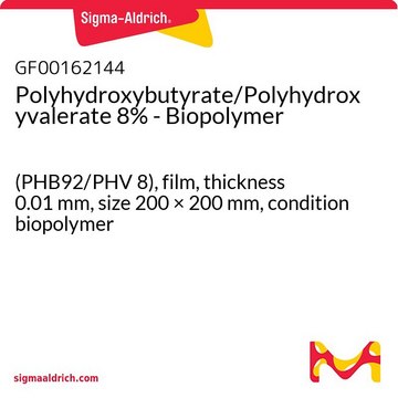 POLYHYDROXYBUTYRATE/POLYHYDROXYVALERATE&