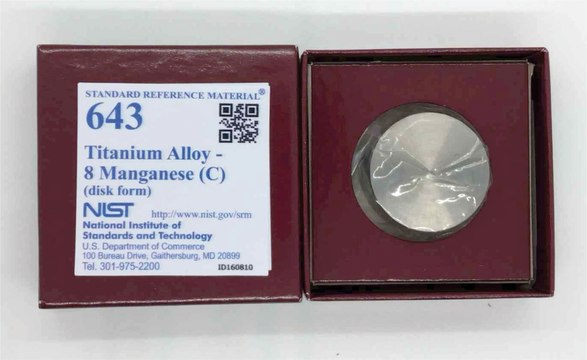 SPECTROSCOPIC TITANIUM-BASE STANDARDS, T