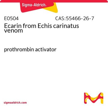 Ecarin from Echis carinatus venom