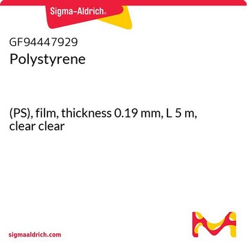 POLYSTYRENE, (PS), FILM, THICKNESS 0.19&
