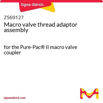 Macro valve thread adaptor assembly
