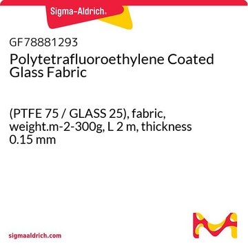 POLYTETRAFLUOROETHYLENE COATED GLASS FA&