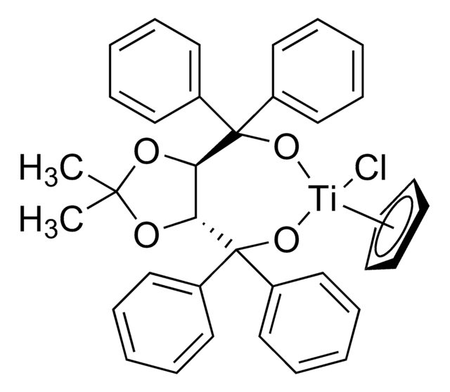 Chlorocyclopentadienyl[(4R,5R)-2,2-dimethyl-?,?,??,??-tetraphenyl-1,3-dioxolane-4,5-dimethanolato]titanium