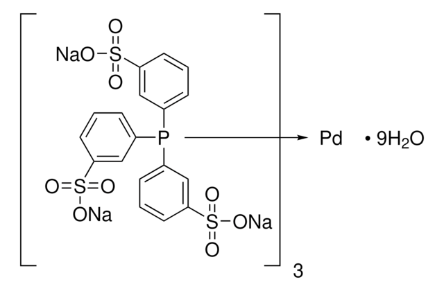 Tris(3,3?,3?-phosphinidynetris(benzenesulfonato)palladium(0) nonasodium salt nonahydrate