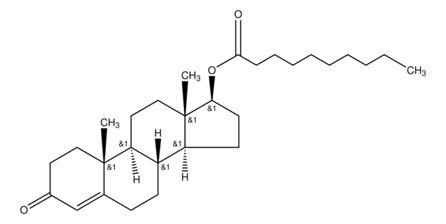 Testosterone decanoate for system suitability