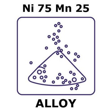NICKEL-MANGANESE ALLOY, NI75MN25, POWDE&