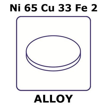MONEL ALLOY 400, NI65CU33FE2, FOIL,
