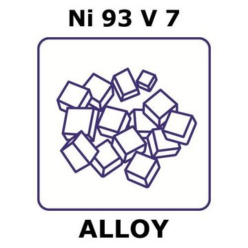 NICKEL-VANADIUM ALLOY, NI93V7, 50G LUMP&