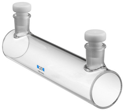 HELLMA QUARTZ CYLINDRICAL CUVETTE, 100MM