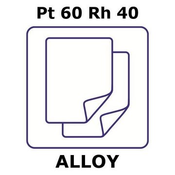 PLATINUM/RHODIUM, FOIL,PT60%/RH40%, THI&