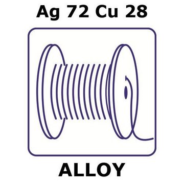 SILVER-COPPER ALLOY, AG72CU28, 10M WIRE&