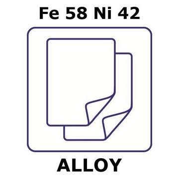 IRON-NICKEL ALLOY, FE58NI42, FOIL, 200