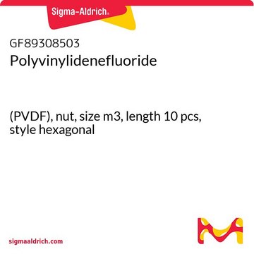 POLYVINYLIDENEFLUORIDE, (PVDF), NUT, SI&