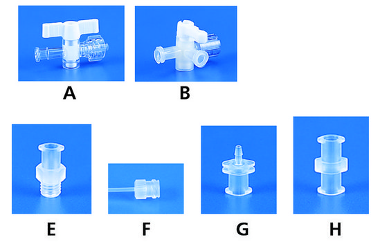 Liquid chromatography column fittings