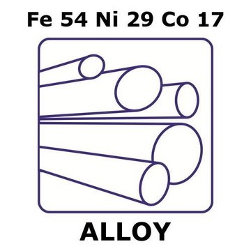 GLASS SEALING ALLOY ALLOY, FE54NI29CO17&