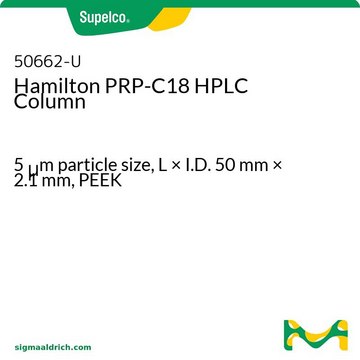 PRP-C18, 5UM, 2.1 X 50MM,