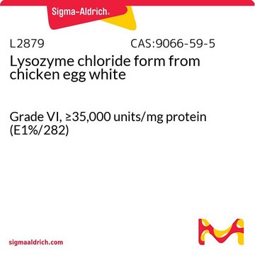 Lysozyme chloride form from chicken