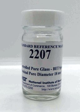 CONTROLLED PORE GLASS - BET
