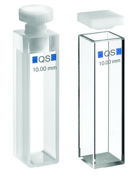 HELLMA CUVETTE, FLUORESCENT CURVE, 10