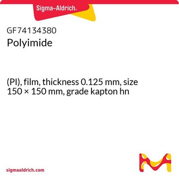 POLYIMIDE, (PI), FILM, THICKNESS 0.125M&
