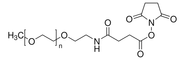 O-[(N-Succinimidyl)succinyl-aminoethyl]-O?-methylpolyethylene glycol 2?000