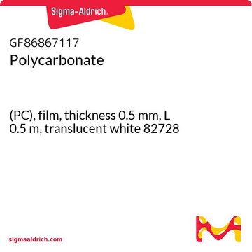 POLYCARBONATE, (PC), FILM, THICKNESS 0.&