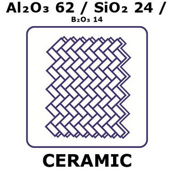 ALUMINA/SILICA/BORIA, FABRIC,AL2O3 62%/&