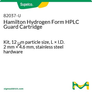 Hamilton Hydrogen Form HPLC Guard