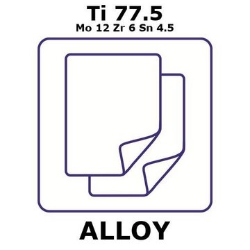 TITANIUM ALLOY BETA 3, TI77.5MO12ZR6SN4&
