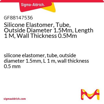 SILICONE ELASTOMER, TUBE, OUTSIDE DIAME&