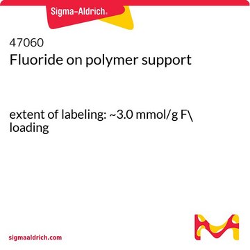 Fluoride on polymer support