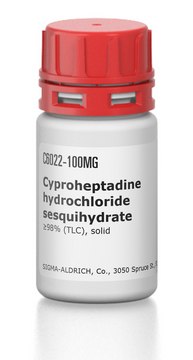 Cyproheptadine hydrochloride sesquihydrate
