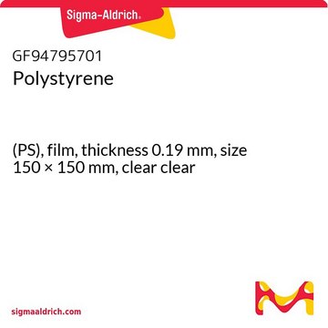 POLYSTYRENE, (PS), FILM, THICKNESS 0.19&