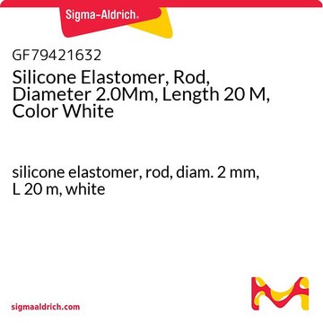 SILICONE ELASTOMER, ROD, DIAMETER 2.0MM&