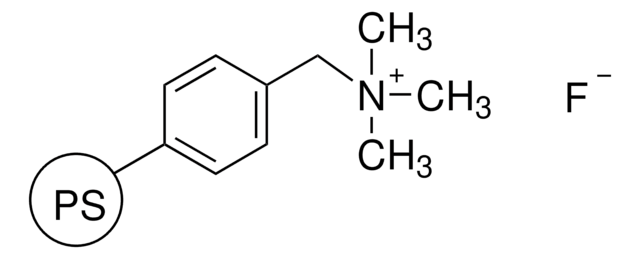 Fluoride on polymer support
