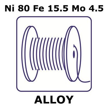 NICKEL-IRON-MOLYBDENUM ALLOY, NI80FE15.&