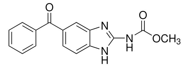 Mebendazole for system suitability