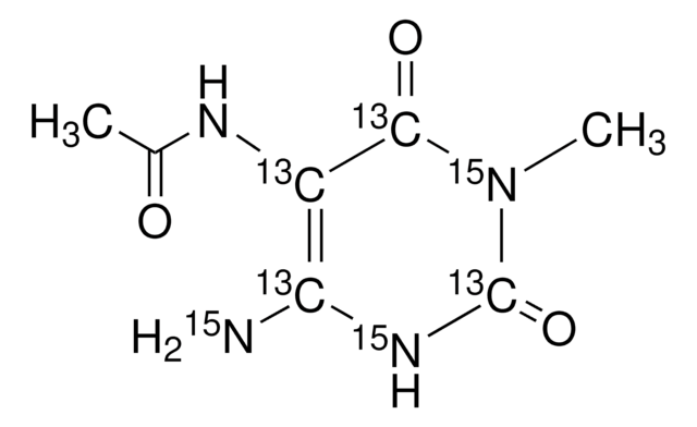 5-Acetylamino-6-amino-3-methyluracil-(ring-¹³C?,¹?N?, amino-¹?N)