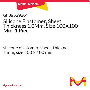 SILICONE ELASTOMER, SHEET, THICKNESS 1.&